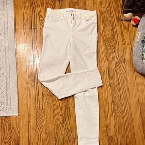 J Brand Women's Cream Skinny Jeans